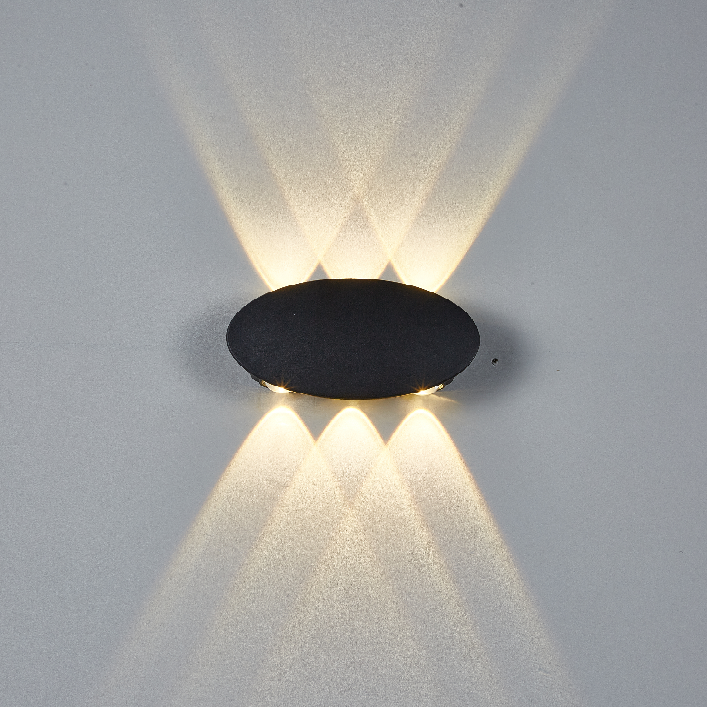 Neue Fabrik Großhandel IP65 Aluminium wasserdichte Outdoor-Up- und Down-LED-Wandleuchte Wandleuchten für Zuhause 