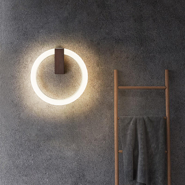 Moderne LED-Wandleuchte aus Acryl, 85–265 V, einfache Schlafzimmerleuchte, Wohnzimmer, Nachttisch, Treppe, Heimdekoration, Innenwandleuchten, Cottage