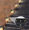 Solarleuchte, wasserdicht, intelligente Lichtsteuerung, Sonnenlicht im Freien, für Garten, Straße, Landschaft, Balkon, Dekor, Solar-Wandleuchte