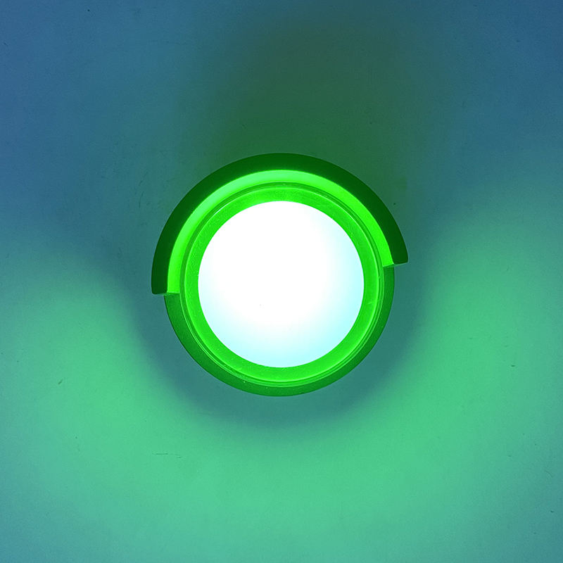 Neue wasserdichte Acryl-Wandleuchte, rund, warmes Licht, kaltes Licht, RGB mit Controller, Dekoration, moderne Wandleuchte