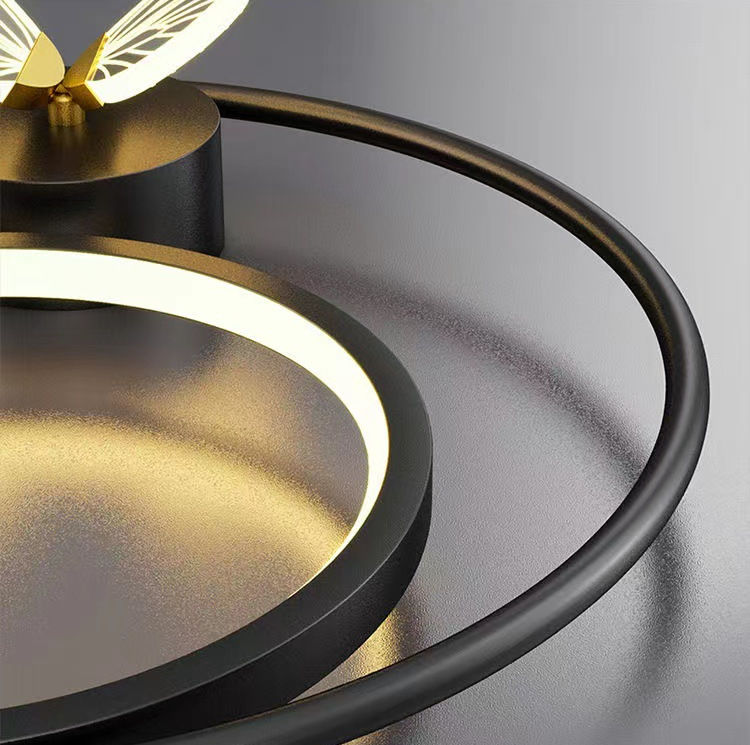 12W Schmetterling LED Anhänger Wandleuchten Nachttischlampe Wandhalterung Nordic Innenbeleuchtung Nachttischlampe Hängelampen Moderne Wohnzimmerdekoration