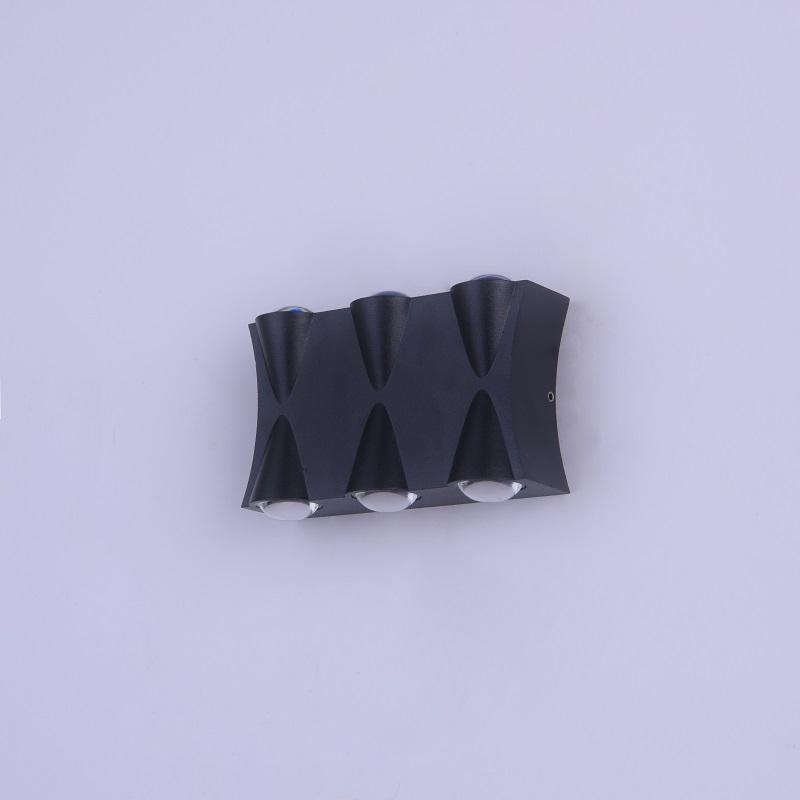 6W LED Wandleuchte Wasserdicht IP65 Außenleuchte Innen Weiß Schwarz Goldene Wandleuchte Up And Down Wandleuchte Modernes LED-Licht