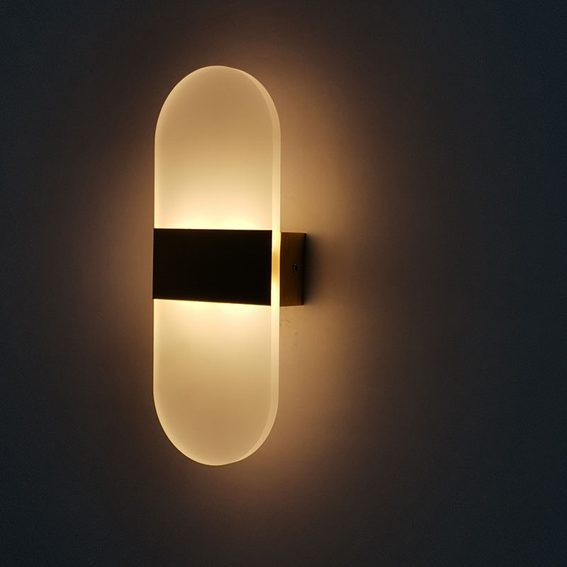 6W Innen-Acryl-Wandleuchte, Nachtclub-Lichter, TV-Hintergrund-Wandleuchte, Innen-Nachttisch-Wandleuchte, Hotel-Wandleuchte