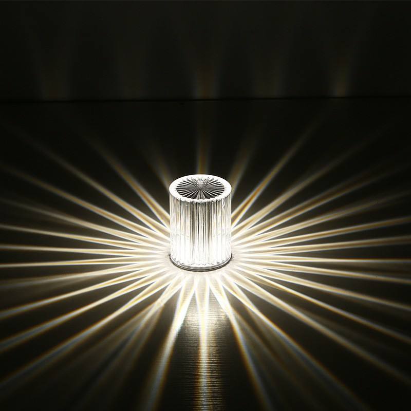 Tischlampe Led Touch Control Crystal Rose Acryl Tischlampe Nachtlampje Oplaadbare Romantische Dinner Light Amazon