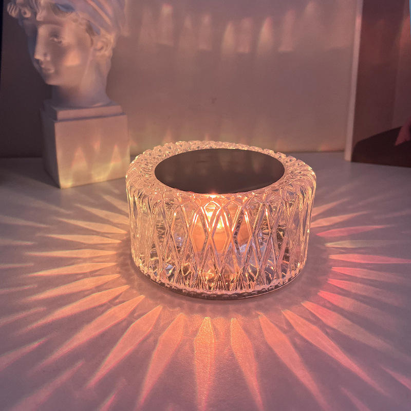 Acryl-Tischlampe, Kristall-Tischlampe, 3D-Tischlampe, transparente Acryl-Tischlampe, transparente Tischlampe, Firmengeschenk