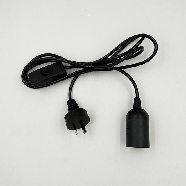 1,8 m langes EU-Dimmer-Netzkabel, E27-Lampensockel, runder Stecker mit Schalterdraht für Kronleuchter, E14-Lampenfassung, 220 V, 110 V
