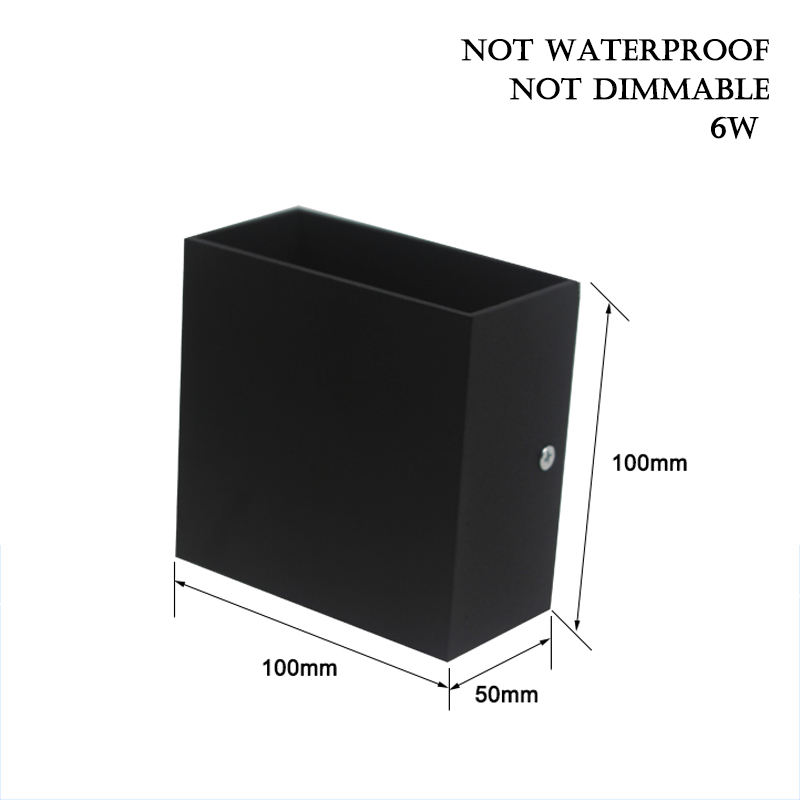 6W LED Cube COB Innenwandleuchte Energiesparende Hotelzimmer Treppenhaus Wandleuchte Power Wandleuchte Nachtlicht LED Garten