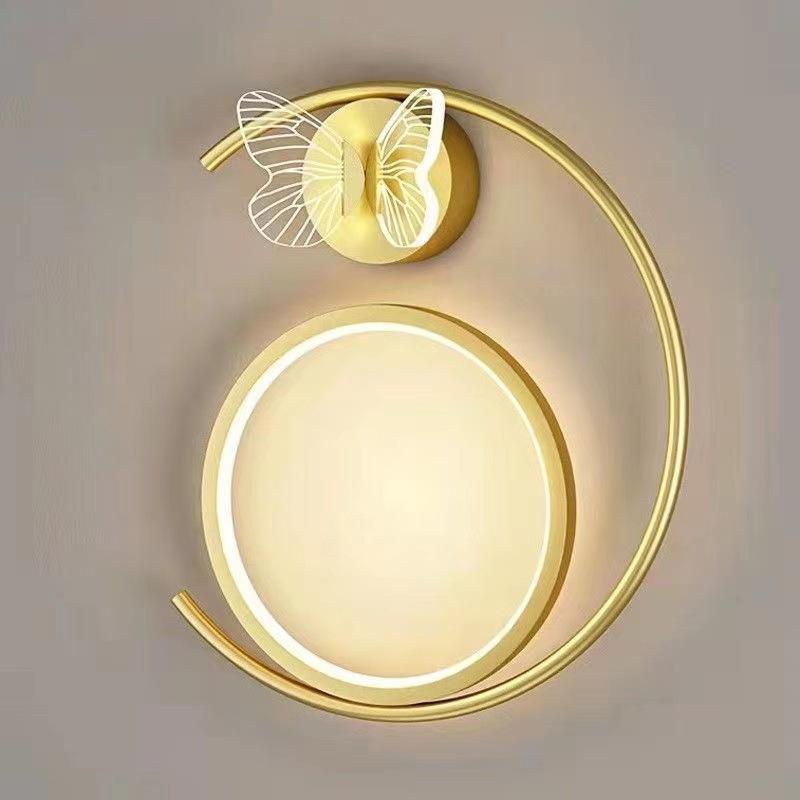 Wandlampe im nordischen Stil, Schmetterlings-Hängelampe, Schmetterlings-Wandleuchte, LED, moderne Schmetterlings-Wandlampe, Dekor, Nachttischlampen für Zuhause, Wohnzimmer, nordische Innenbeleuchtung