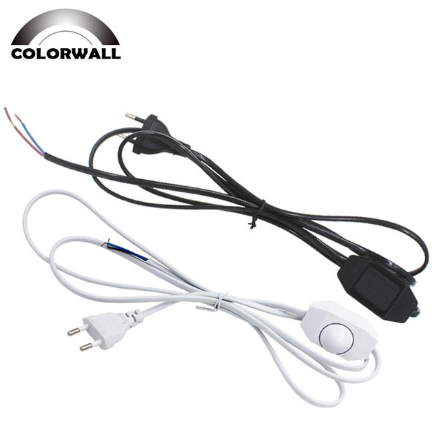 Heißer verkauf 301 Dimmbare Taste Schalter EU Stecker Draht 301 dimmer schalter UNS Stecker AC110-220V 1,8 M draht