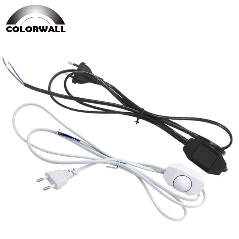 Heißer verkauf 301 Dimmbare Taste Schalter EU Stecker Draht 301 dimmer schalter UNS Stecker AC110-220V 1,8 M draht