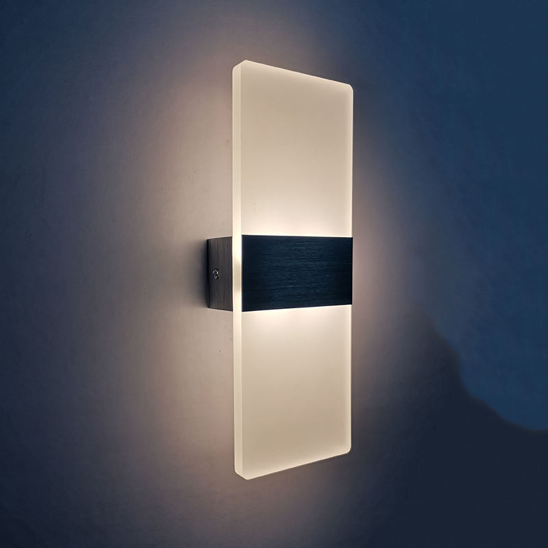 6w Acryl Wandleuchte Klaviertasten Wandleuchte für Wohnzimmer Badezimmer Schlafzimmer Licht Leuchte 85-265V Nachtlicht
