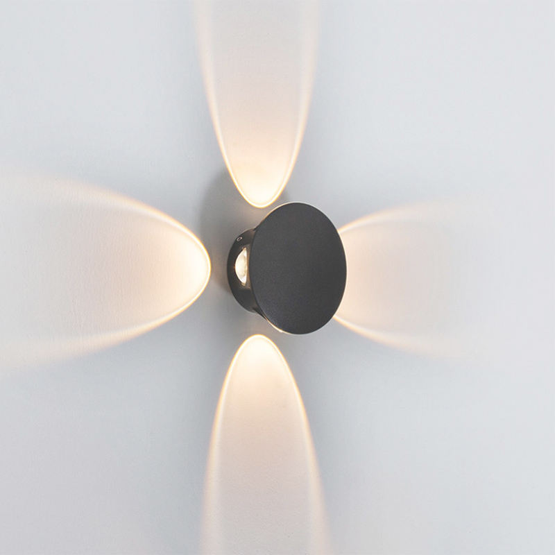 Neue LED-Wandleuchte, moderne, minimalistische Außenwandleuchte für amerikanisches Wohnzimmer, feuchtigkeitsbeständig, wasserdicht