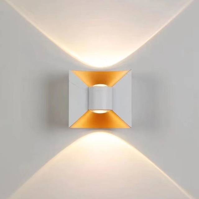 6 W 12 W Bogen Wand Lampe Wasserdichte LED Wand Licht Garten Haushalt Dekorative Lichter Fabrik Preis Schwarz Und Weiß gehäuse