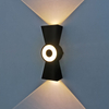 6W LED Wasserdichte Outdoor-Auf- und Ab-Beleuchtung Garten Hornform IP65 Loft-Wandleuchte Outdoor-LED-Wandleuchte modern