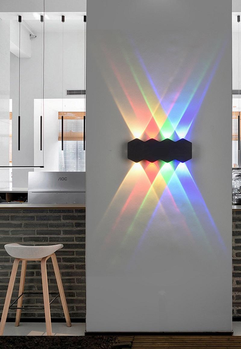 Moderne, einfache, kreative, wasserdichte Wandleuchte für den Außenbereich, LED-Hoflampen, Torlampe, Terrassengarten-Wandleuchte