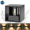 Einstellbare IP65 High Lumen 12W Cube Up And Down LED-Außen-LED-Wandleuchte