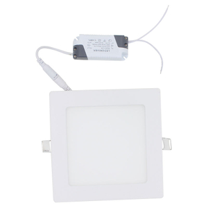 Ultradünnes LED-Panel-Downlight, echtes Vollwatt, 3 W, 4 W, 6 W, 9 W, 12 W, 15 W, 18 W, 24 W, runde/quadratische LED-Deckeneinbauleuchte