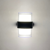 10*2W Leuchten Wandmontierte 2,4G LED Wandleuchte Drei Farbtemperatur mit Fernbedienung Acryl Wasserdichte Wandleuchte