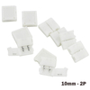 8 mm2P/10 mm 2 P/10 mm 4 P lötfreier Splitter rechts, schnell, kein Löten, Eckadapter, 12 V, 3528/5050 LED-RGB-Streifen