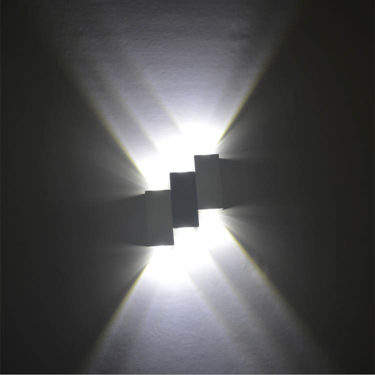 LED-Wandleuchte, Treppenhaus-Wandleuchte, Fabrikversorgung, 6 W, Aluminium-Innenwandleuchten, Herstellung dekorativer Beleuchtung