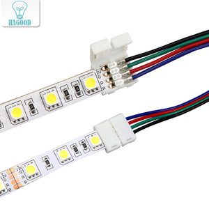 LED-Streifen-Anschluss, 2-polig, 8 mm, mit kabelloser Verbindung, kein Löt-/Schweißanschluss für LED-Streifen 3528/5050 erforderlich
