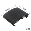 Schwarze 4W ovale LED-Wandleuchte, wasserdichte Outdoor-Garten-Veranda-Wandleuchte