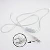 0,75 mm 2-Leiter-Kabel 1,8 m Ein-Aus-Netzkabel für LED-Lampe mit Knopfschalter EU/US-Stecker Lichtschaltende transparente Drahtverlängerung
