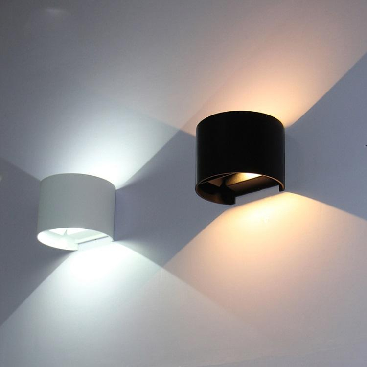 Neue einstellbare Winkel Artikel wasserdichte LED-Wandleuchte 6W 12W für Zuhause im Freien