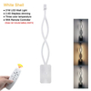 21 W LED-Wandleuchte, 2,4 G, stufenlos dimmbare Wandleuchten mit Fernbedienung, Treppen, Korridor, lang, warmweiß, drei Farbtemperaturen