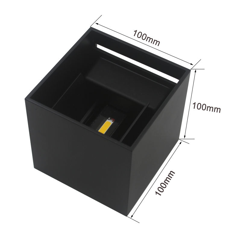 Weiße 12W LED-Wandleuchte für den Außenbereich, wasserdicht, IP65, moderne Außenleuchten im nordischen Stil, Wandmontage