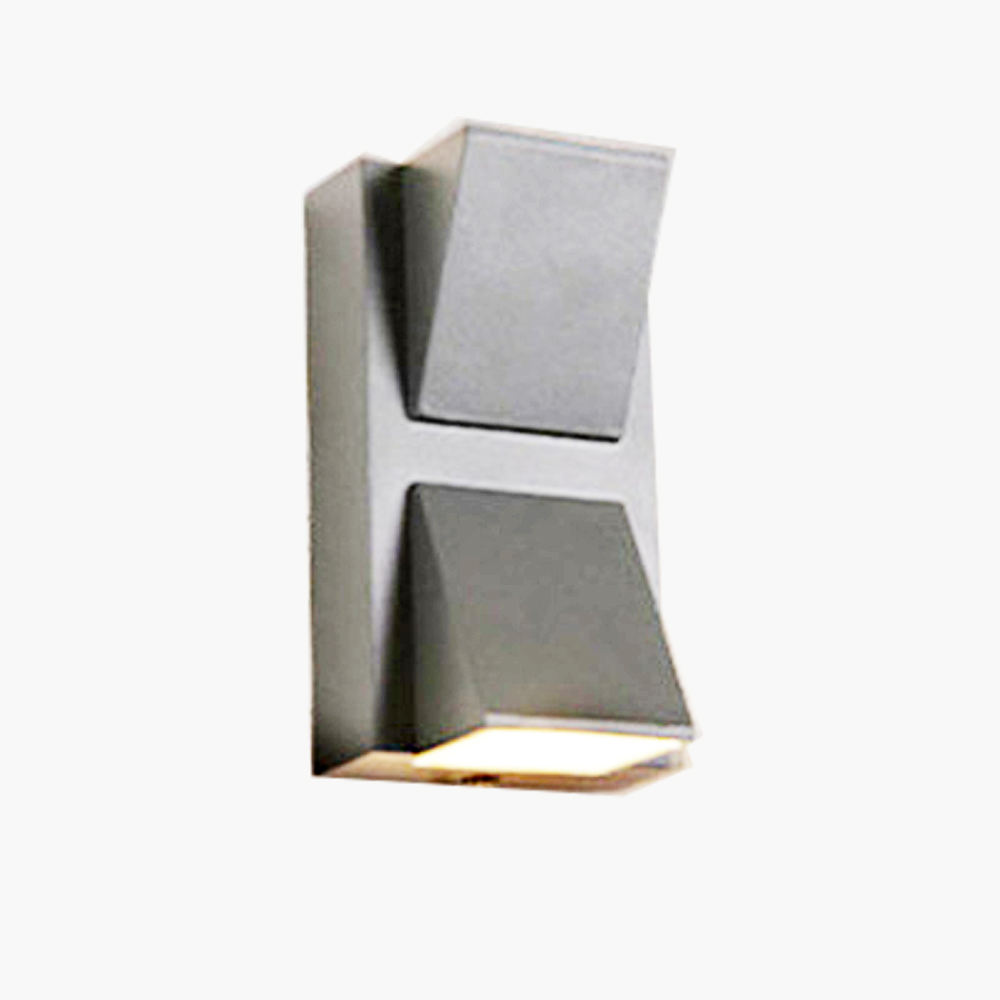 Außenbeleuchtung, wasserdichte Wandleuchte, modernes Aluminium, Up Down, LED-Wandleuchte, für den Außenbereich, Garten, Hof, Veranda