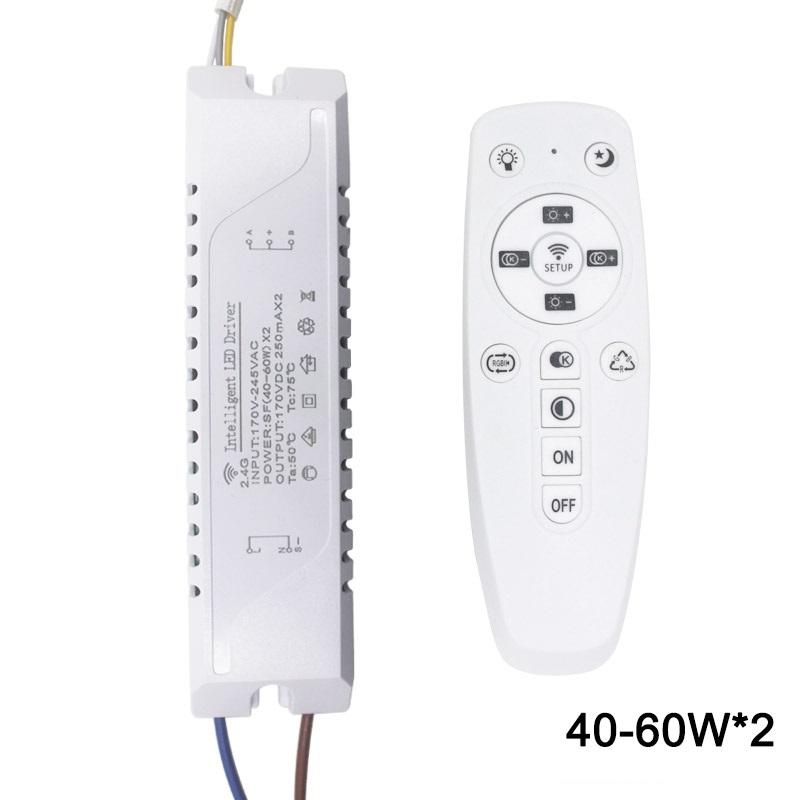 2,4 G WIFI Sicherheits-Kunststoff-Treiber 15–24 W Bluetooth-Verbindung Beleuchtung Leistungstransformator AC100–240 VLED-Deckenleuchte