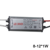 1-12W IP65 Wasserdichter LED-Lichttreiber AC85-265V DC3-43V LED-Transformator-Netzteiladapter für LED-Lampen/Chips im Freien
