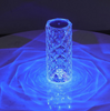 Fernbedienung Atmosphäre Rose Kristall Lampe USB Aufladen Wohnzimmer Schlafzimmer Kleine Tischlampe Neue 360 ​​Grad Geburtstagsgeschenk Led Tischlampe
