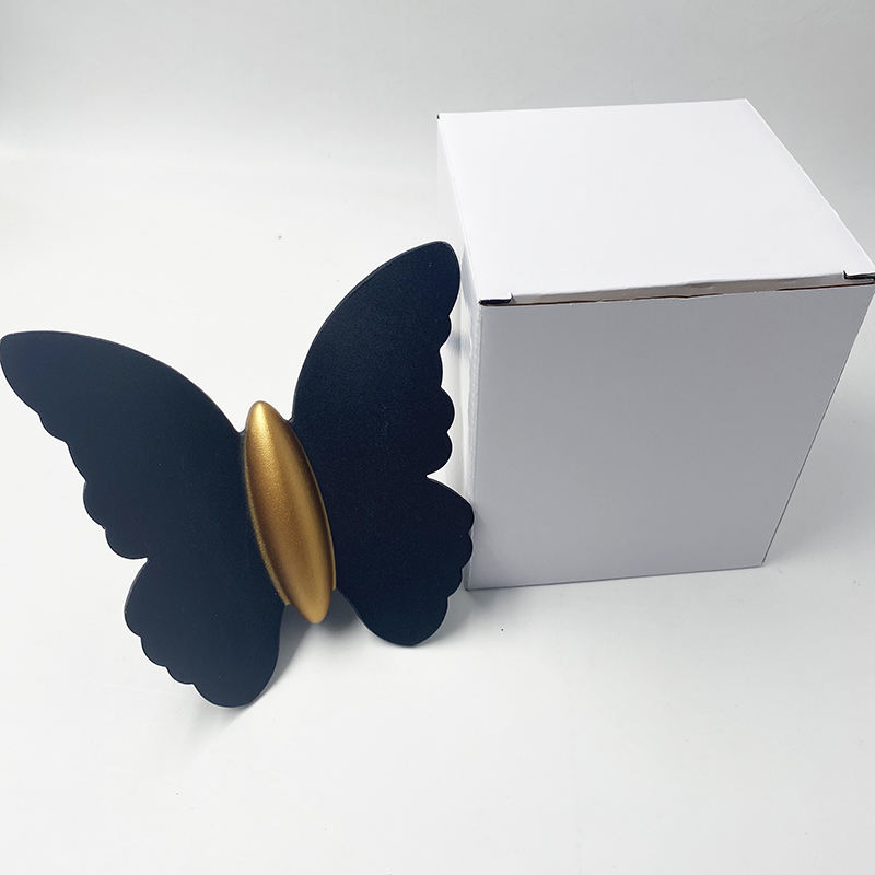 NEUE 6W Hochwertige Lampe Fancy Butterfly Wasserdichte Lampe Black Gold Shell Wandlampe und Nachtlicht im Freien