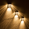 Mini Terrasse Solar Beleuchtung Treppen Deck Schritt Lichter IP65 Wasserdichte Outdoor Garten Einbau Oberfläche Montiert Led Solar Zaun Lampe