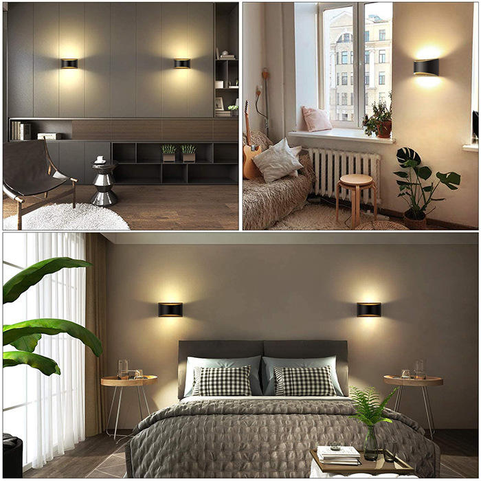 Großhandel Hotel Wand Led Beleuchtung Dekor Moderne Indoor Hause Schlafzimmer Nordic Stil Led Wand Lampe Dekorative Lichter für Zuhause