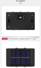 LED-Garten-Solarleuchte, Aluminiumleuchte mit Bewegungssensor, LED-Solar-Außenleuchte
