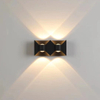 IP65 LED Wandleuchte Aluminium RGB Outdoor Wasserdicht Gartenzaun Innen Mode Wandleuchte für Schlafzimmer Nachttisch Wohnzimmer Treppen