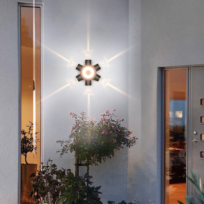 Führte Wand Licht Im Freien Wasserdichte IP65 AC85-265V Lange Wand Lampe Für Garten Veranda Licht Schlafzimmer Nacht Moderne Innen Beleuchtung