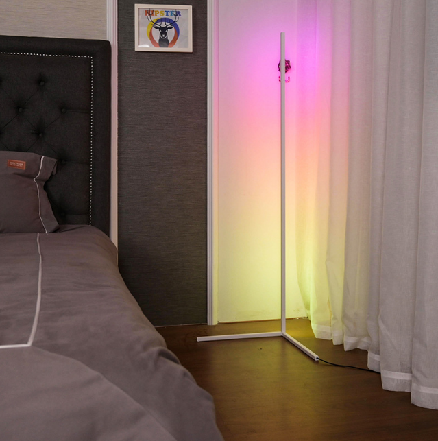 Integrierter Schaltkreis, Eck-RGB-Stehlampe, bunt, mit 100 % Sicherheit