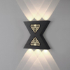 Moderne Viereckige IP65 10W LED Wandleuchte Aluminium Outdoor Wasserdichte Wandleuchte Tuin Veranda Patio Opzij Voordeur Wandlampen