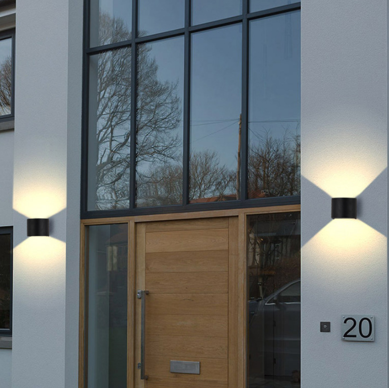 Hagood Neue Halbkreis Wasserdichte Wand Lampe Led Wand Leuchte Außen Beleuchtung Wasserdicht IP65 Einstellbare Beleuchtung Winkel