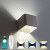 2,4 G verstellbare Lichtwandleuchte, Würfel-Wandleuchte, Wandleuchte im europäischen Stil, Keramik-Würfel-Wandleuchte mit Controller, 20 W Innenwandleuchte, Korridor-Gangleuchte, gute Qualität und niedriger Preis