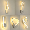 Wandlamp Slaapkamer Woonkamer Achtergrond Wandlampen Modern Minimalistisch Licht Luxe Trap Gangpad Creatie Lamp Wandlamp Bed