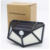 100LED Solar Wandleuchte Innenhof vierseitig lichtemittierende Solarlampe menschlicher Körper Induktion wasserdichte Außenleuchte