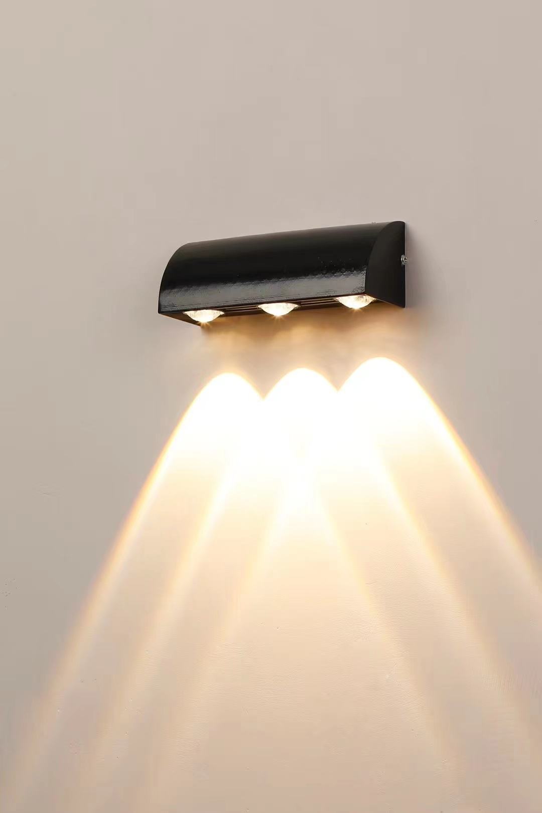 Moderne einfache wasserdichte LED-Wandleuchte für den Außenbereich, Hoflampen, Torlampe, Terrasse, Balkon, Garten, Wandleuchte zum Neupreis
