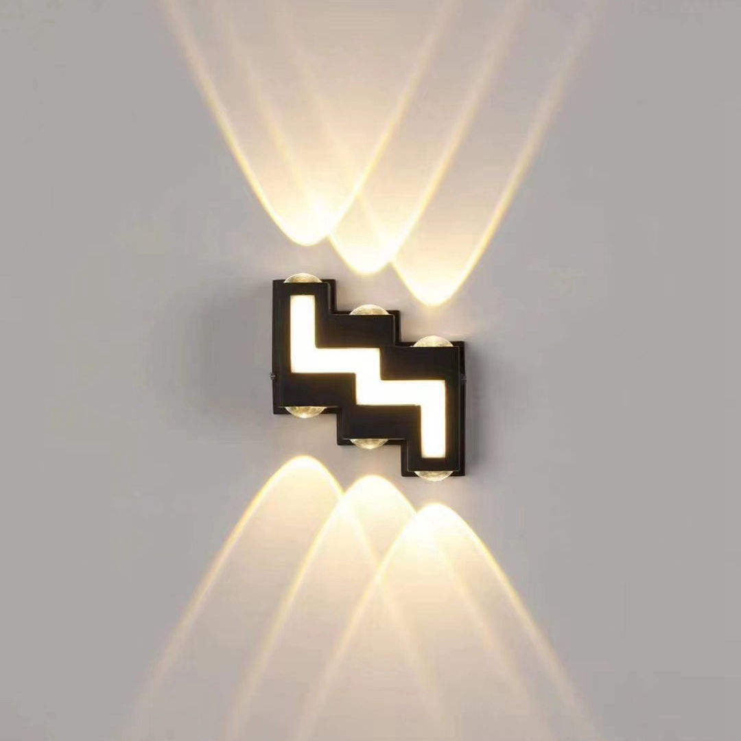 6W 12W Wasserdichte AC85-265V Oberfläche Montiert LED Wand Licht Moderne Nordic Leuchte Innen Wand Lampen Wohnzimmer Veranda im Freien