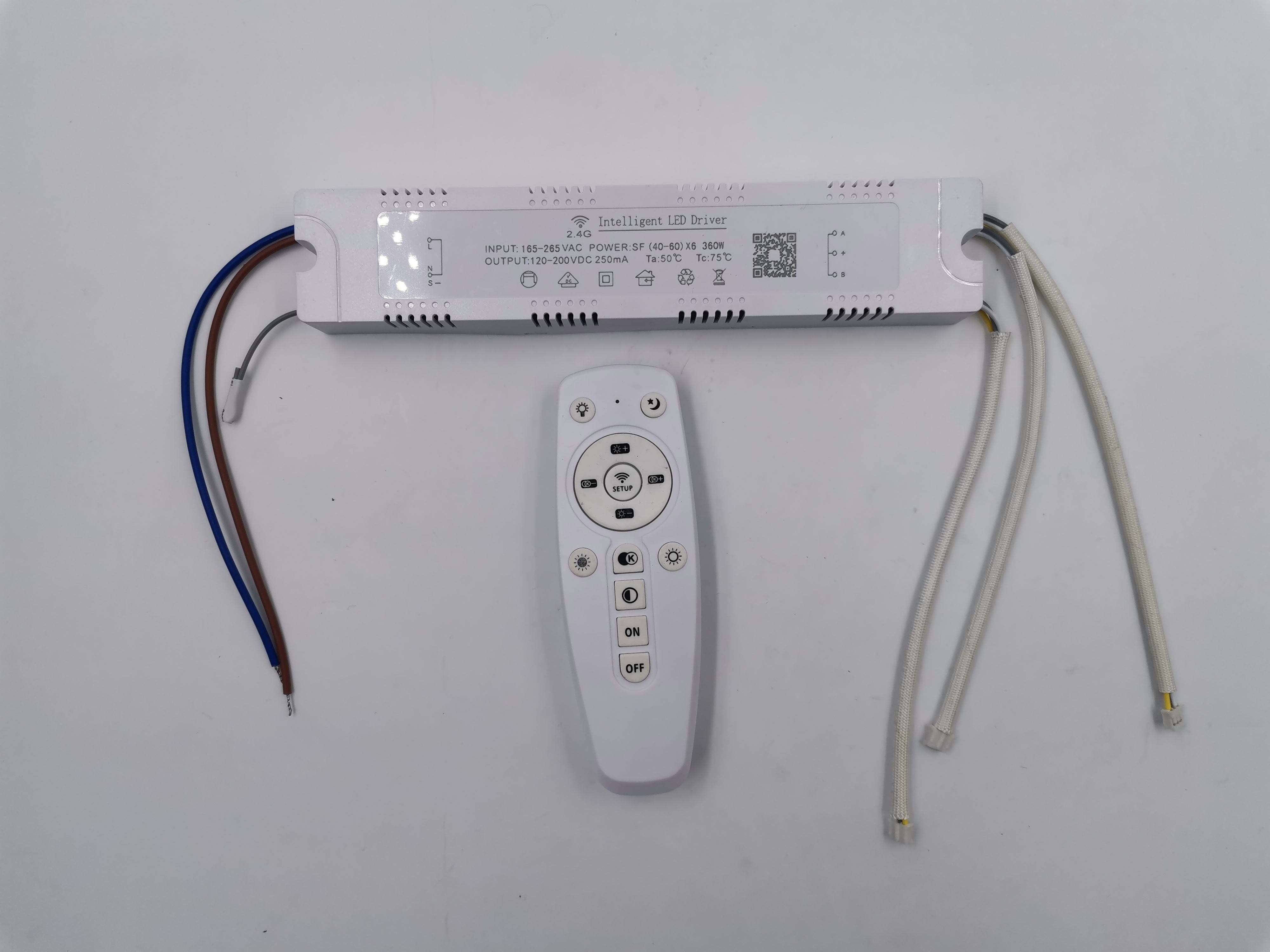 Tuya APP Gateway-kompatibler Zigbee Smart Dip Dimming Power Driver 2.4G App-Steuerung und Controller