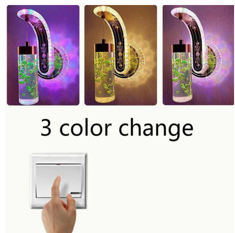 Neue Nacht Led Wand Licht Schlafzimmer Hotel Einfache Badezimmer Lichter Moderne Kreative Wahre Blume Bernstein led Wand Lampe